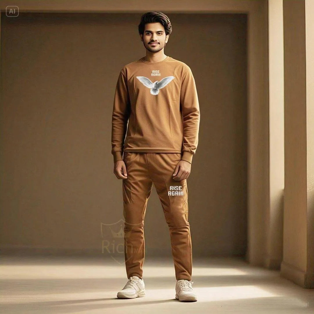 Men's Micro Printed Track Suit