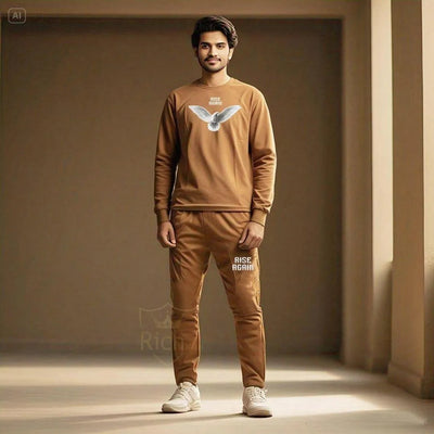 Men's Micro Printed Track Suit