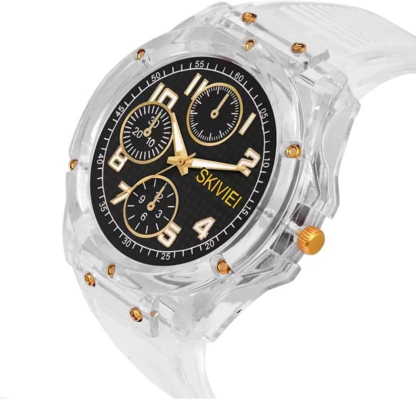 Transparent Analog Watch For Boys