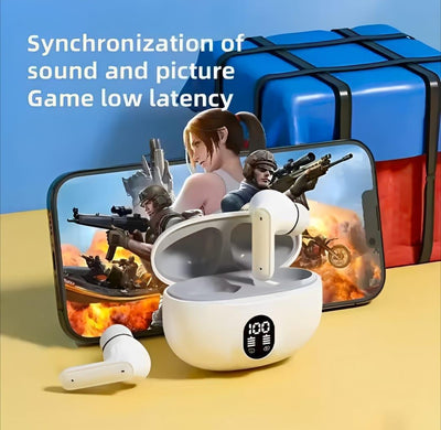 TWS In-Ear Stereo Gaming Earbuds with Display & Bluetooth