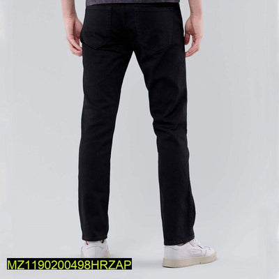 Men's Stitched Denim Plain Jeans