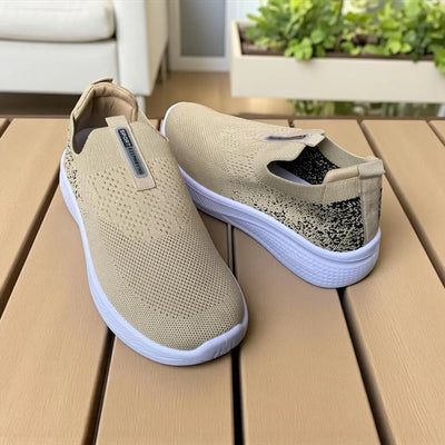 Men's Casual Beige Mesh Skechers