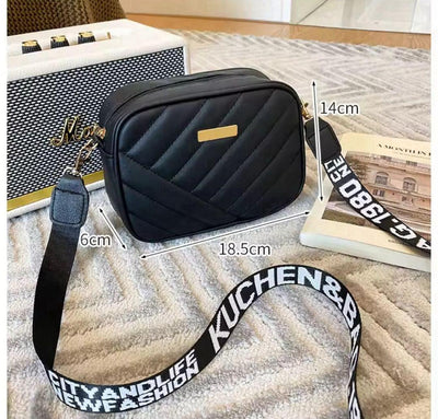 Chic Women's 1 Pc Multicolor Leather Crossbody Bag