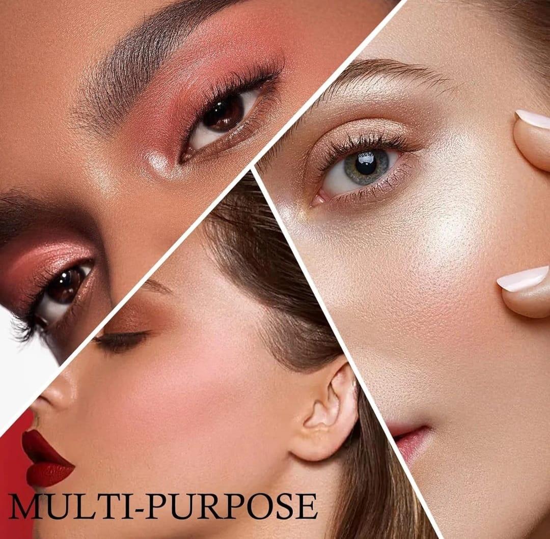 Versatile Blusher Highlighter Kit – 1 Pcs; Medium Coverage, Multi-Color Shades