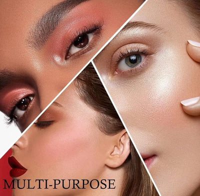 Versatile Blusher Highlighter Kit – 1 Pcs; Medium Coverage, Multi-Color Shades