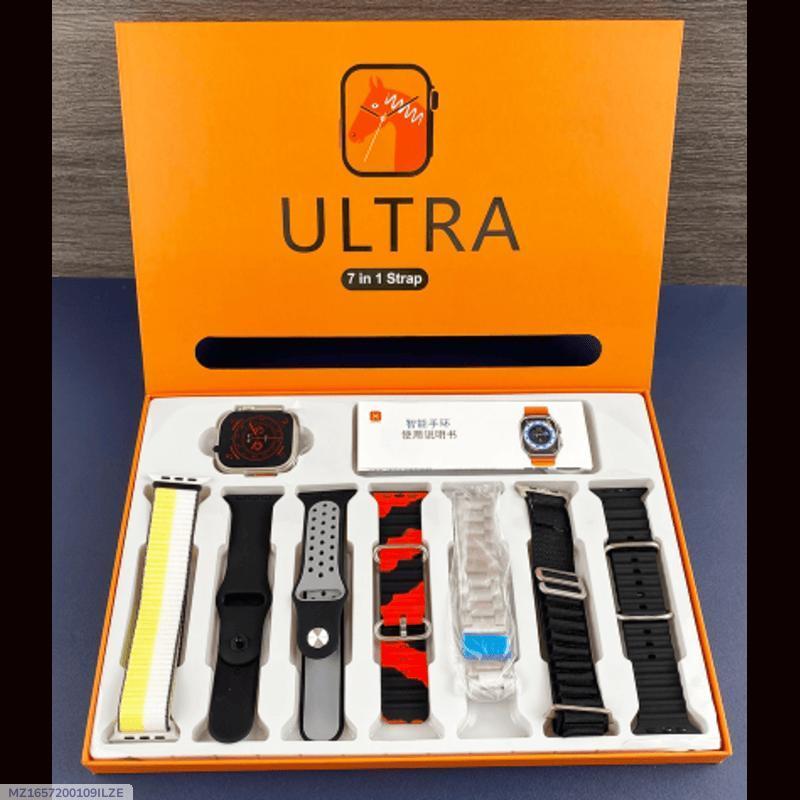 Multicolor Smart Watch with Charger and Accessories - 1 Pcs