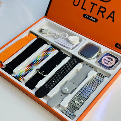Multicolor Smart Watch with Charger and Accessories - 1 Pcs