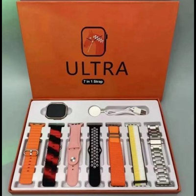 Multicolor Smart Watch with Charger and Accessories - 1 Pcs