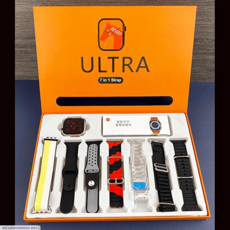 Multicolor Smart Watch with Charger and Accessories - 1 Pcs