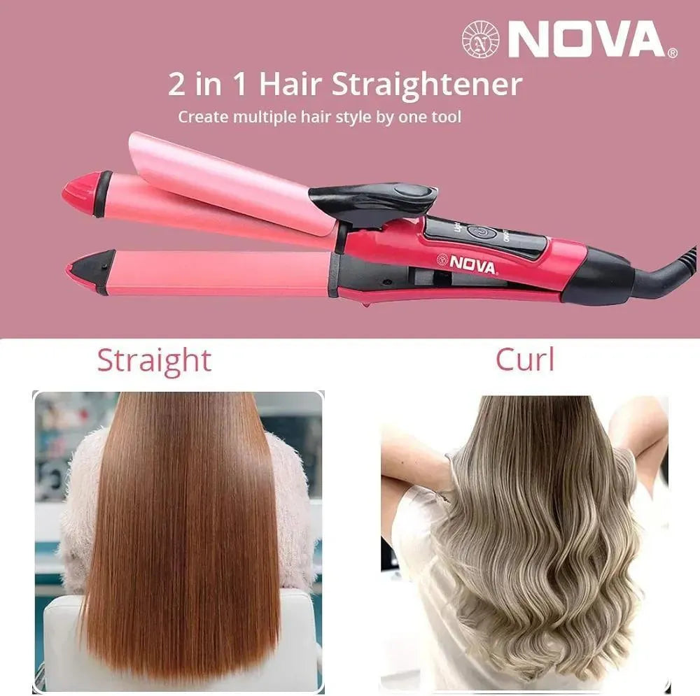 Smooth Salon Quality Hair Curler & Straightener