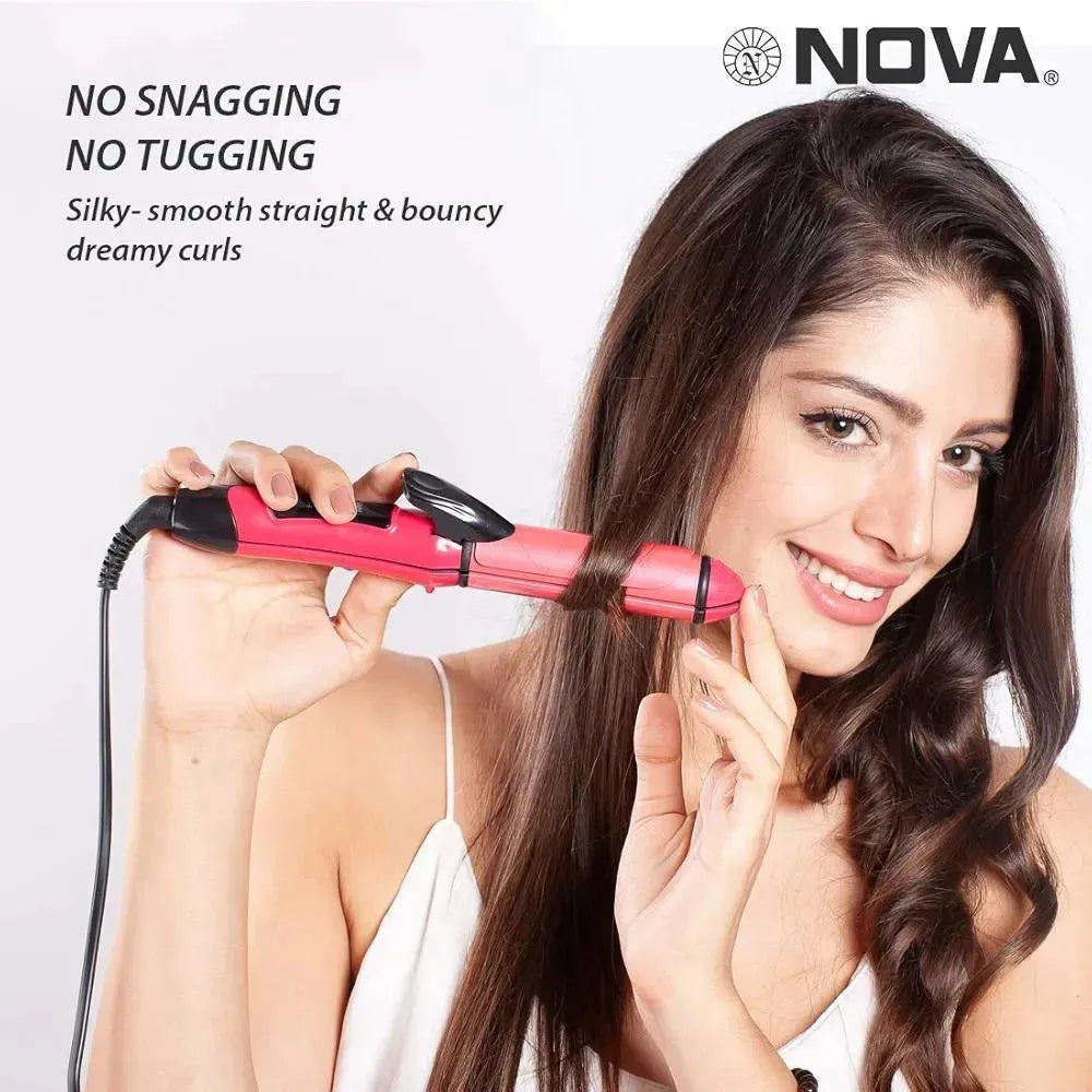 Smooth Salon Quality Hair Curler & Straightener