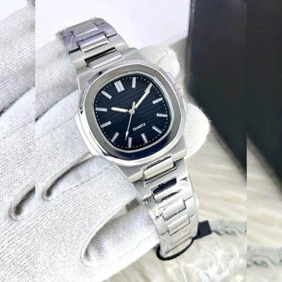 Men's Square Analogue Watch with Chain Strap - 1 Pc