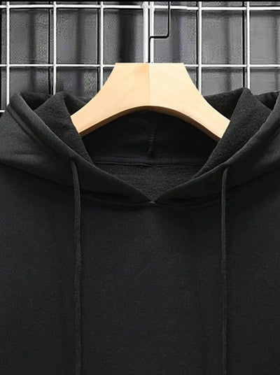 Men's Fleece Plain Hoodie