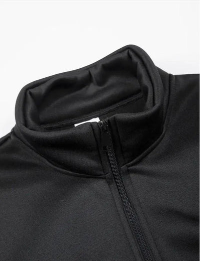 Fleece Plain Zipper Track Suit
