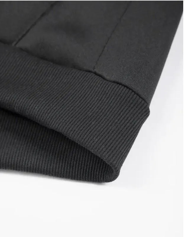 Fleece Plain Zipper Track Suit