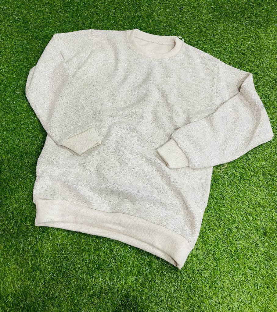 1 Pc Women's Stitched Plain Sweat Shirt