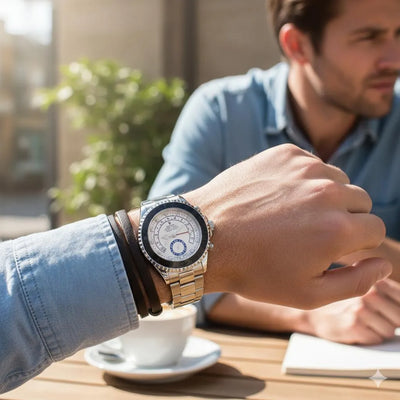 Men's Movement: Quartz, Water Resistant Watch