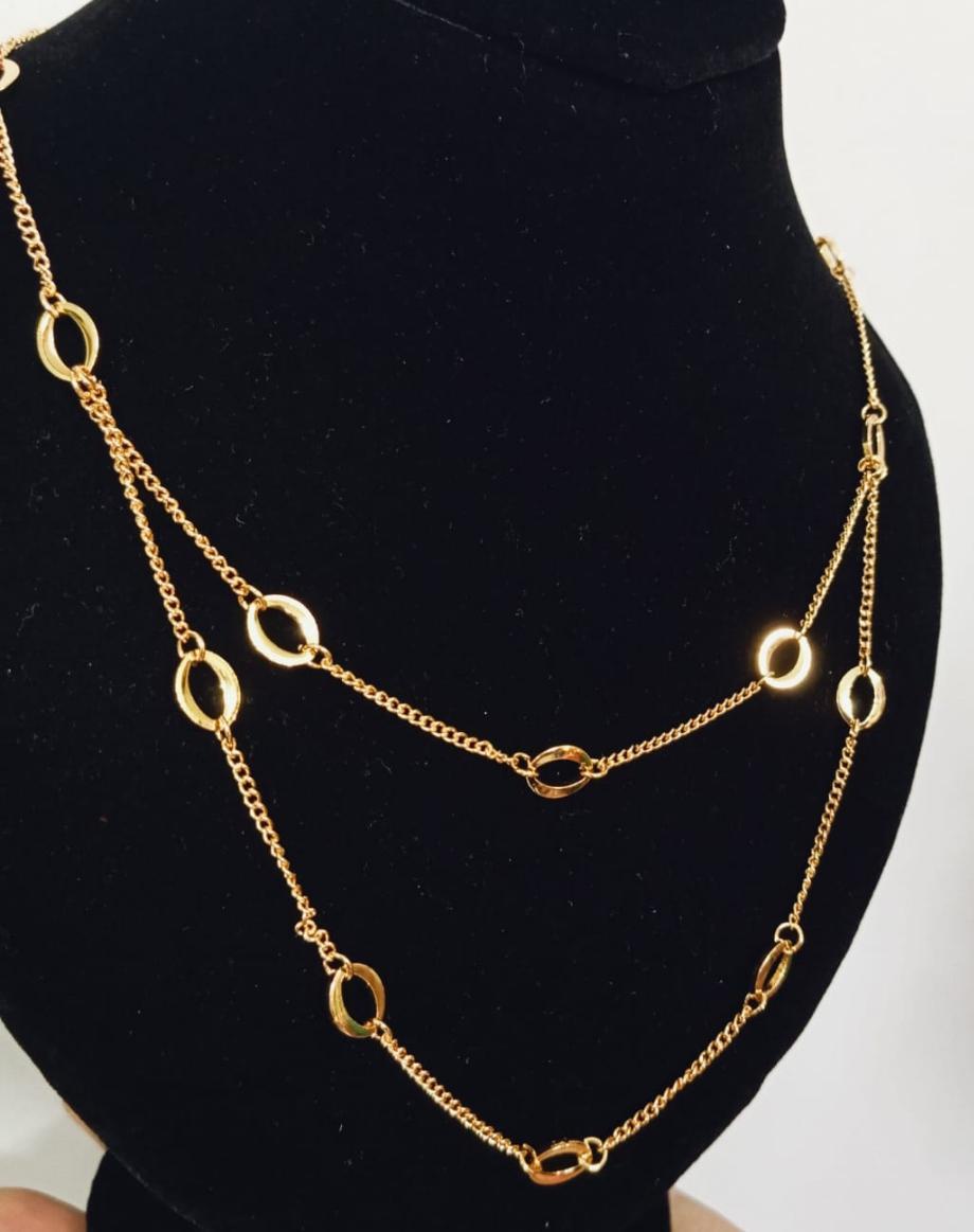 2 Layered Gold Plated Chain