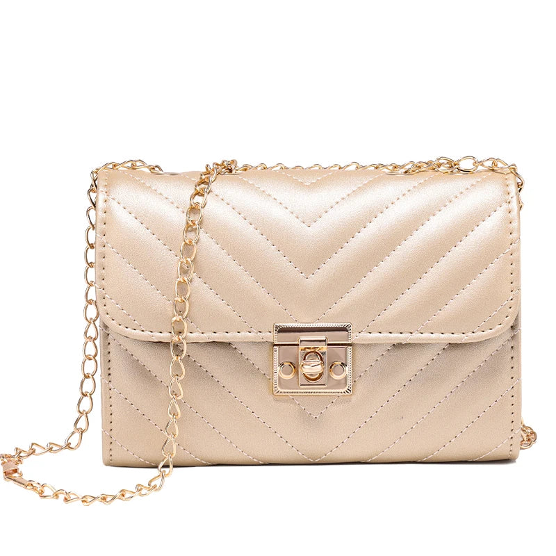 Lingge Chain Small Square Bag