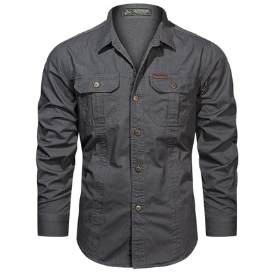 Cotton Cargo Shirt for Men