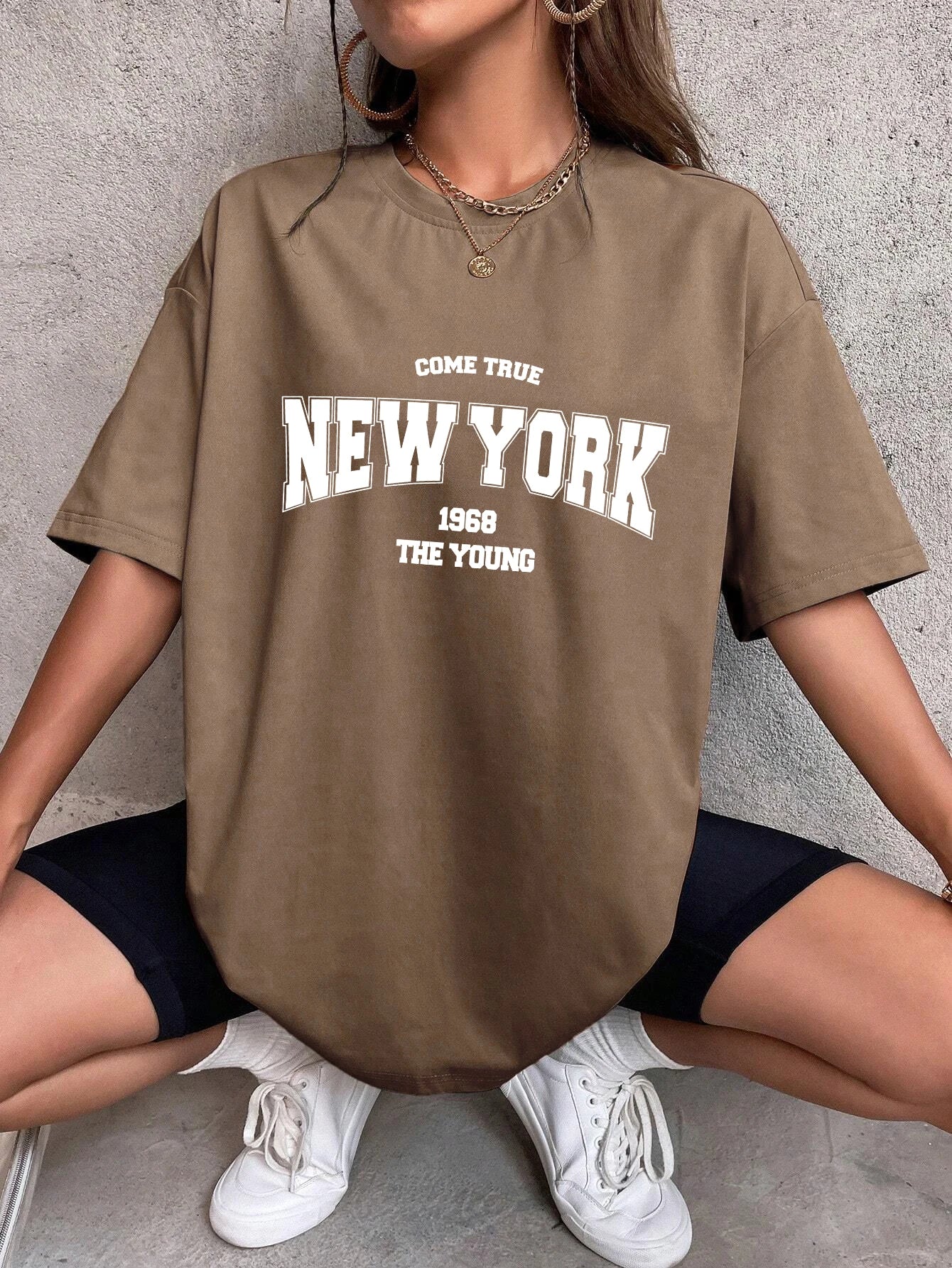 The New York Is Young Cotton Woman Tshirts