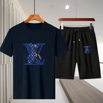 summer leisure men's sports suit