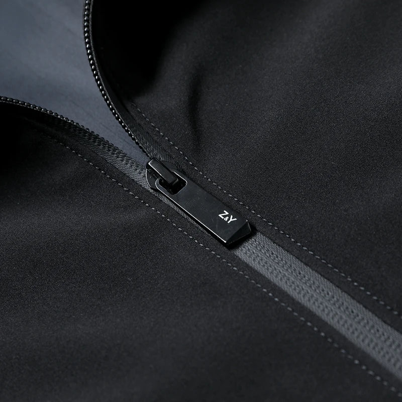 Top Quality Casual Fashion Stand Collar Streetwear Mens Coats