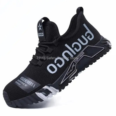 Men Lightweight Steel Toe Safety Shoes