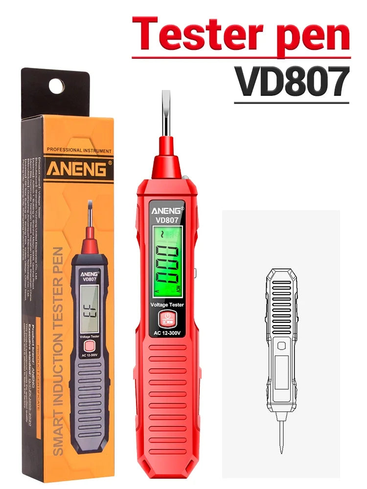 Portable 50/60Hz Smart Electric Pen Tester