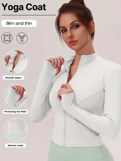 Fitness jacket, women's tight