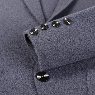 Autum Winter Brand Fashion Knit Blazer Mens Coats Jacket