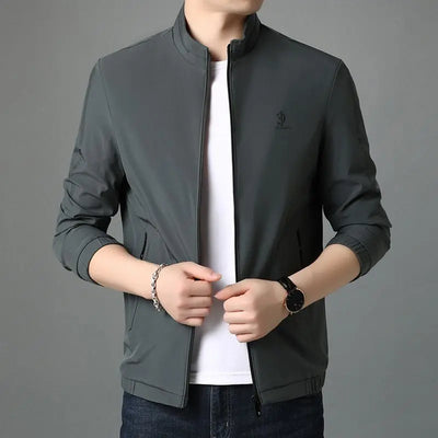 Top Quality Casual Fashion Stand Collar Streetwear Mens Coats