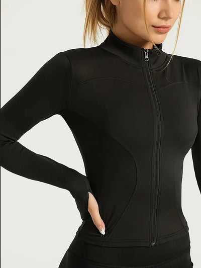 Fitness jacket, women's tight