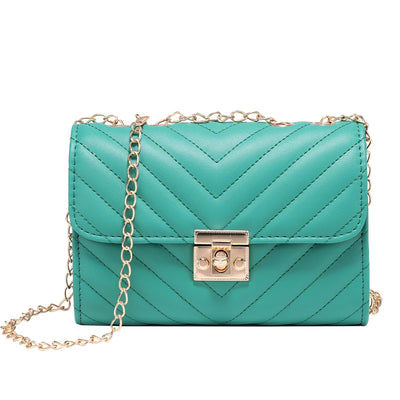Lingge Chain Small Square Bag