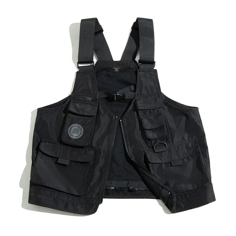 Maden Men Multi-pocket Tactical Vest Jacket