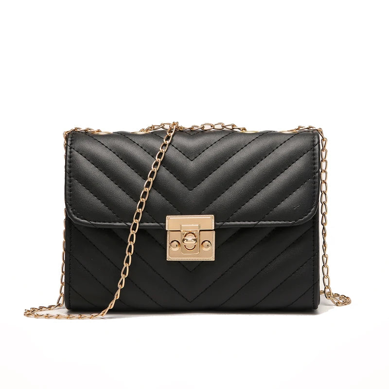 Lingge Chain Small Square Bag