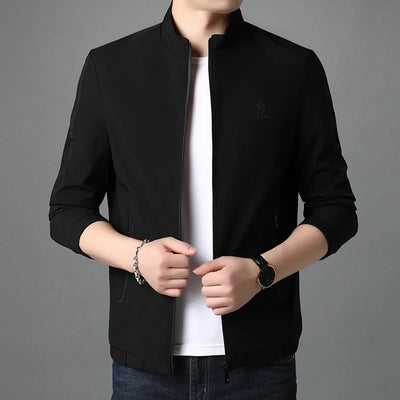 Top Quality Casual Fashion Stand Collar Streetwear Mens Coats