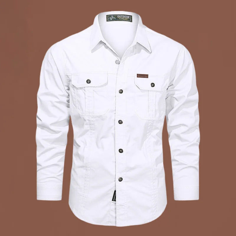 Cotton Cargo Shirt for Men