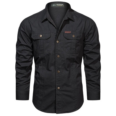 Cotton Cargo Shirt for Men
