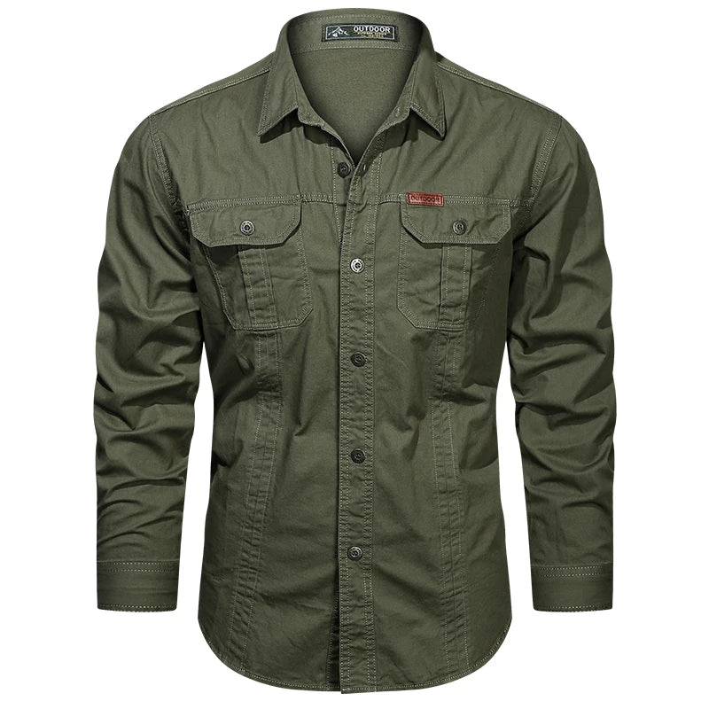 Cotton Cargo Shirt for Men