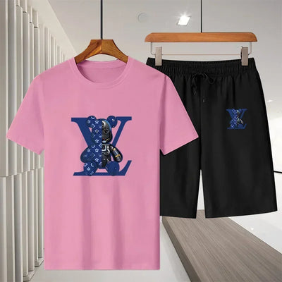 summer leisure men's sports suit