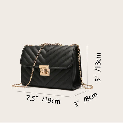 Lingge Chain Small Square Bag