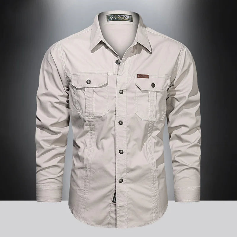 Cotton Cargo Shirt for Men
