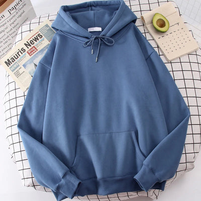 Casual Women's Solid Hoodie