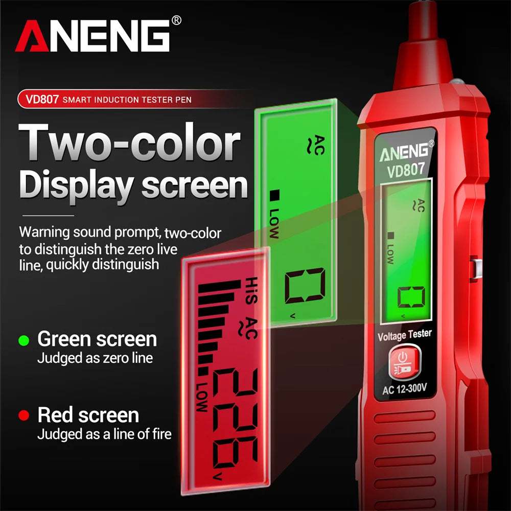 Portable 50/60Hz Smart Electric Pen Tester