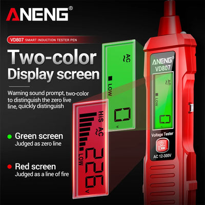 Portable 50/60Hz Smart Electric Pen Tester