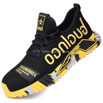 Men Lightweight Steel Toe Safety Shoes