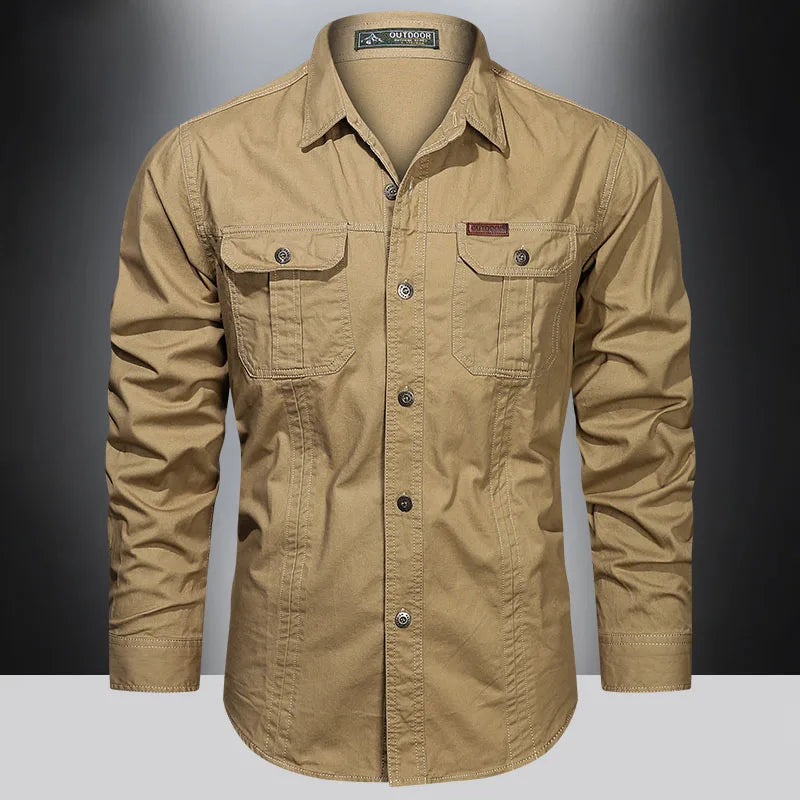 Cotton Cargo Shirt for Men
