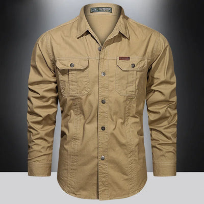 Cotton Cargo Shirt for Men