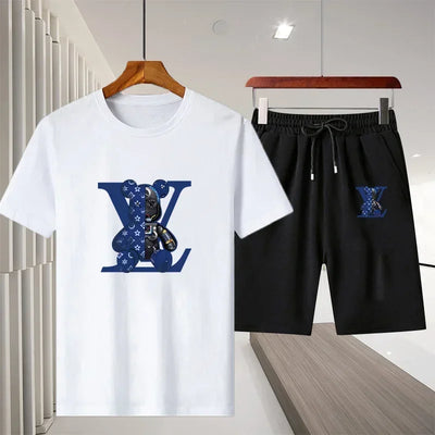 summer leisure men's sports suit